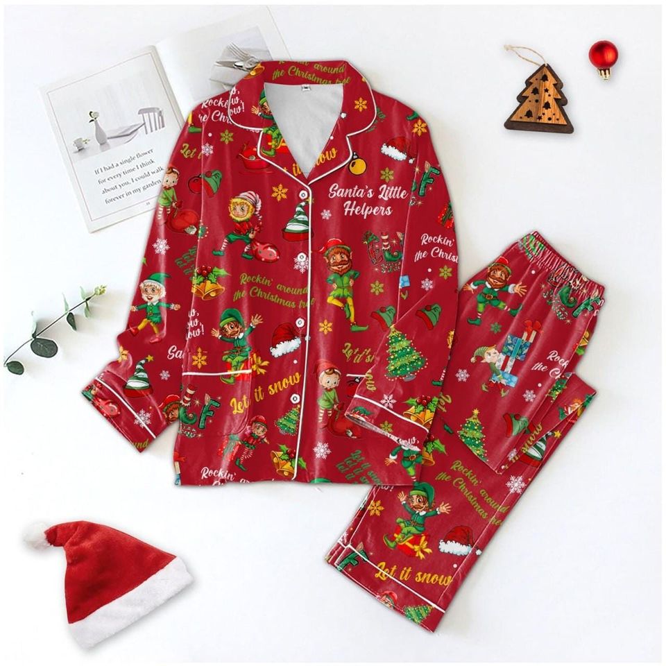 Elf Xmas Pajama Set, Elf Movie Pajama Set