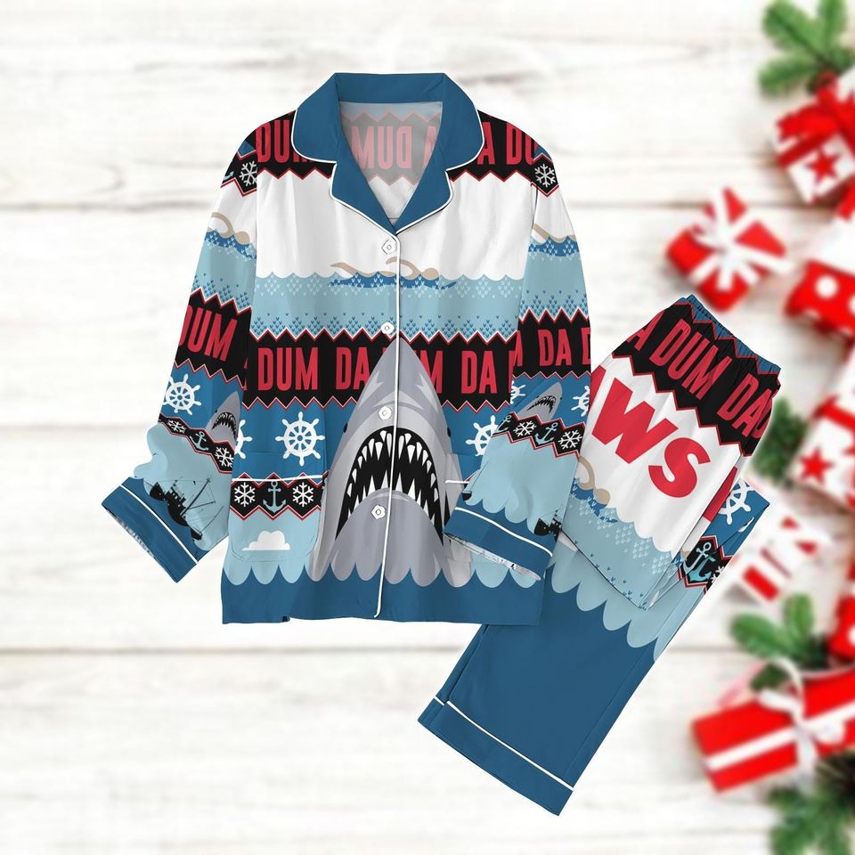 Jaws Pajama Set, The Greatest Jaws Holiday Pajamas