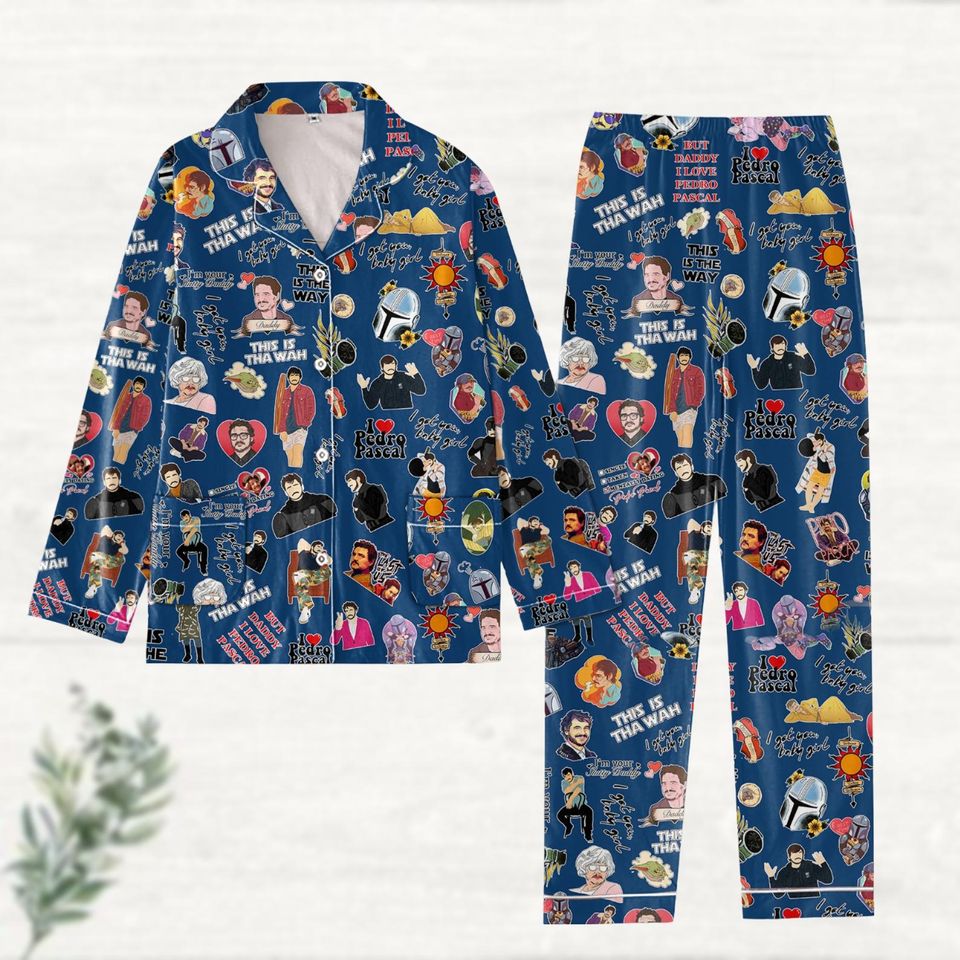 Pedro Pascal Pajama Set, This Is The Way Pajama Set