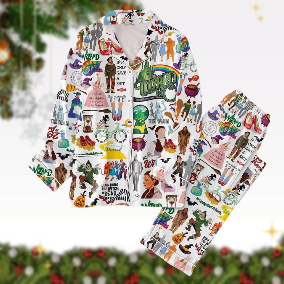 The Wizard Of Oz Pajama Set, Ding Dong The Witch Is Dead Pj Set