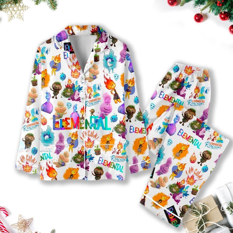 Elemental Pajama Set, Elemental Women Pajamas, Party Gift