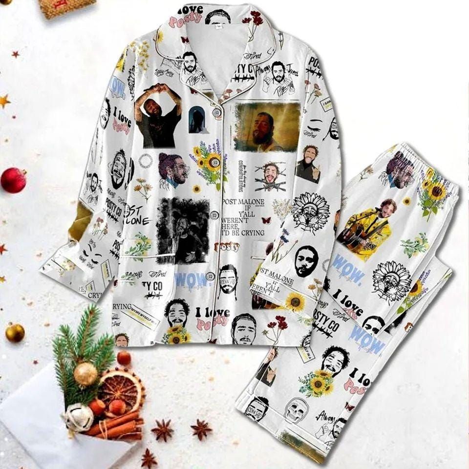 Post Malone Pajama Set, Post Malone Pajama Set