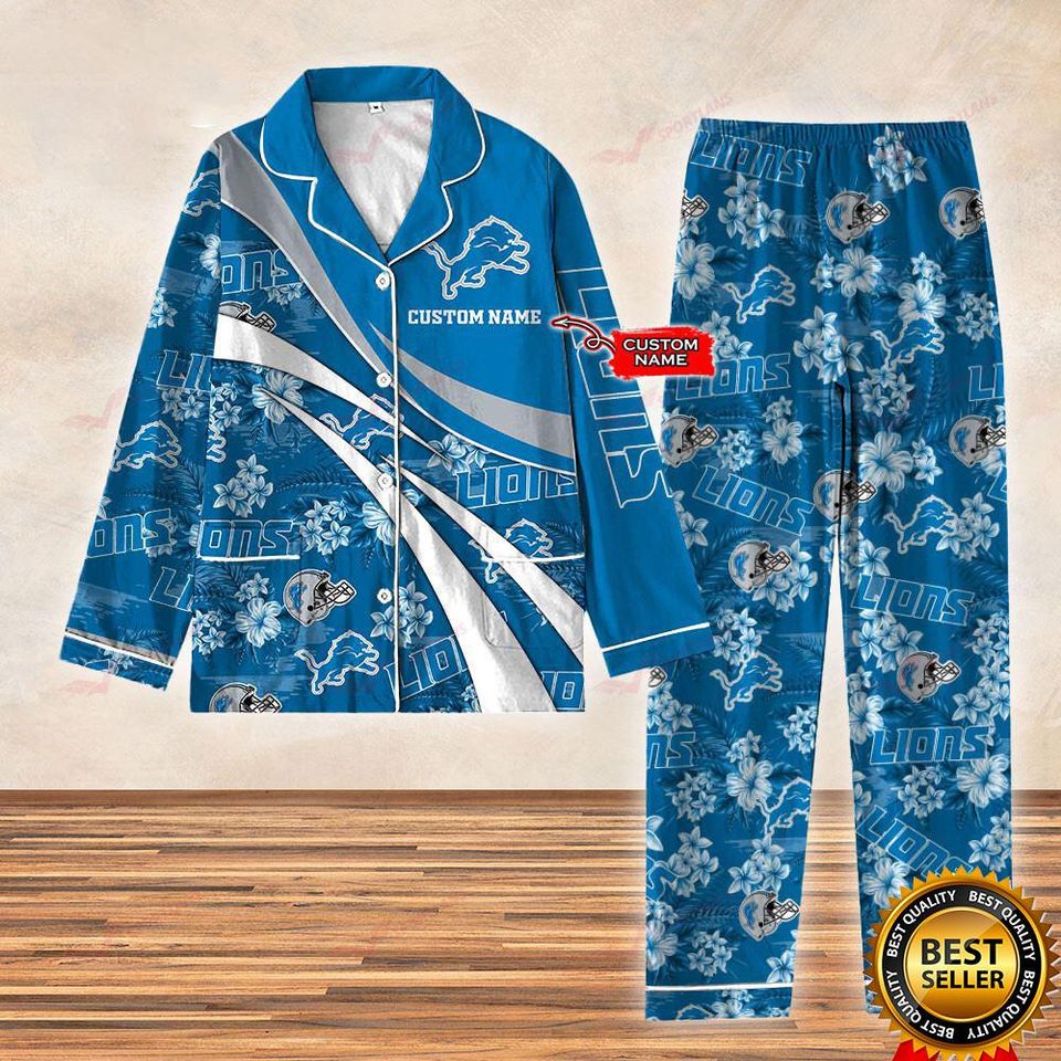Lions Football Adult Pajama Set