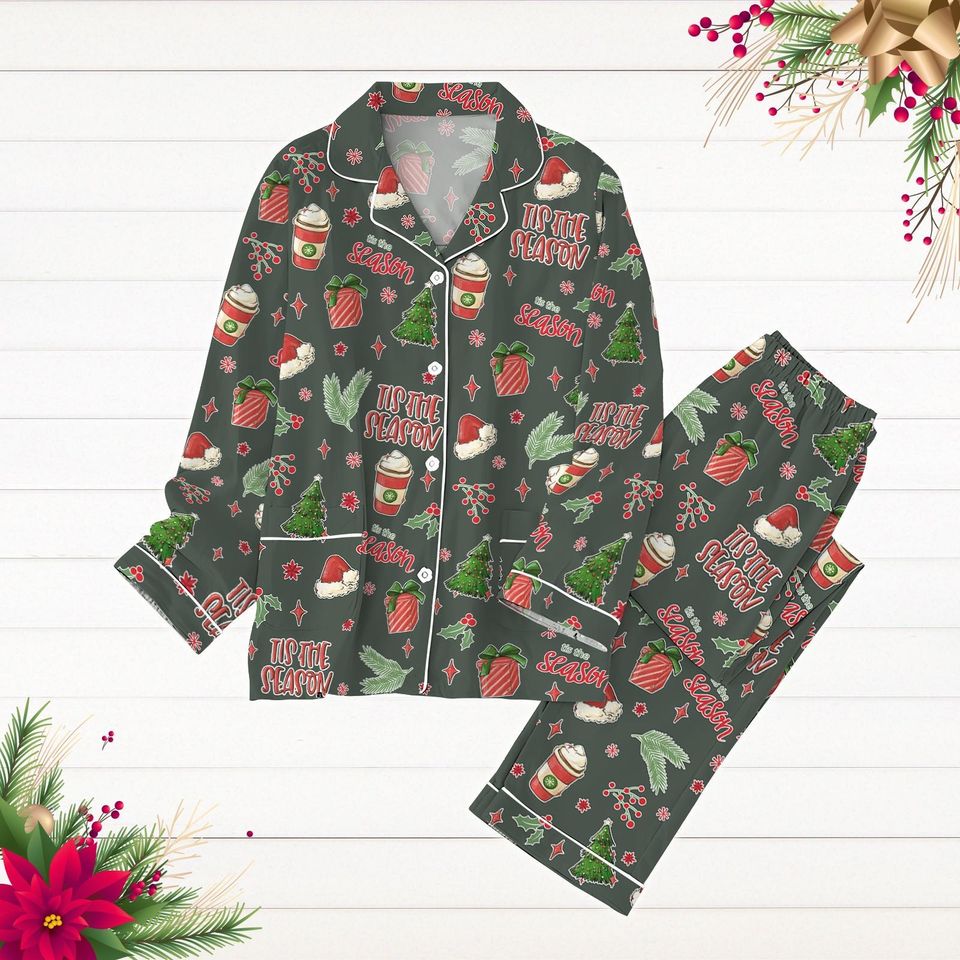 Tiss The Seasson Pajama Set, Merry Xmas Pajamas
