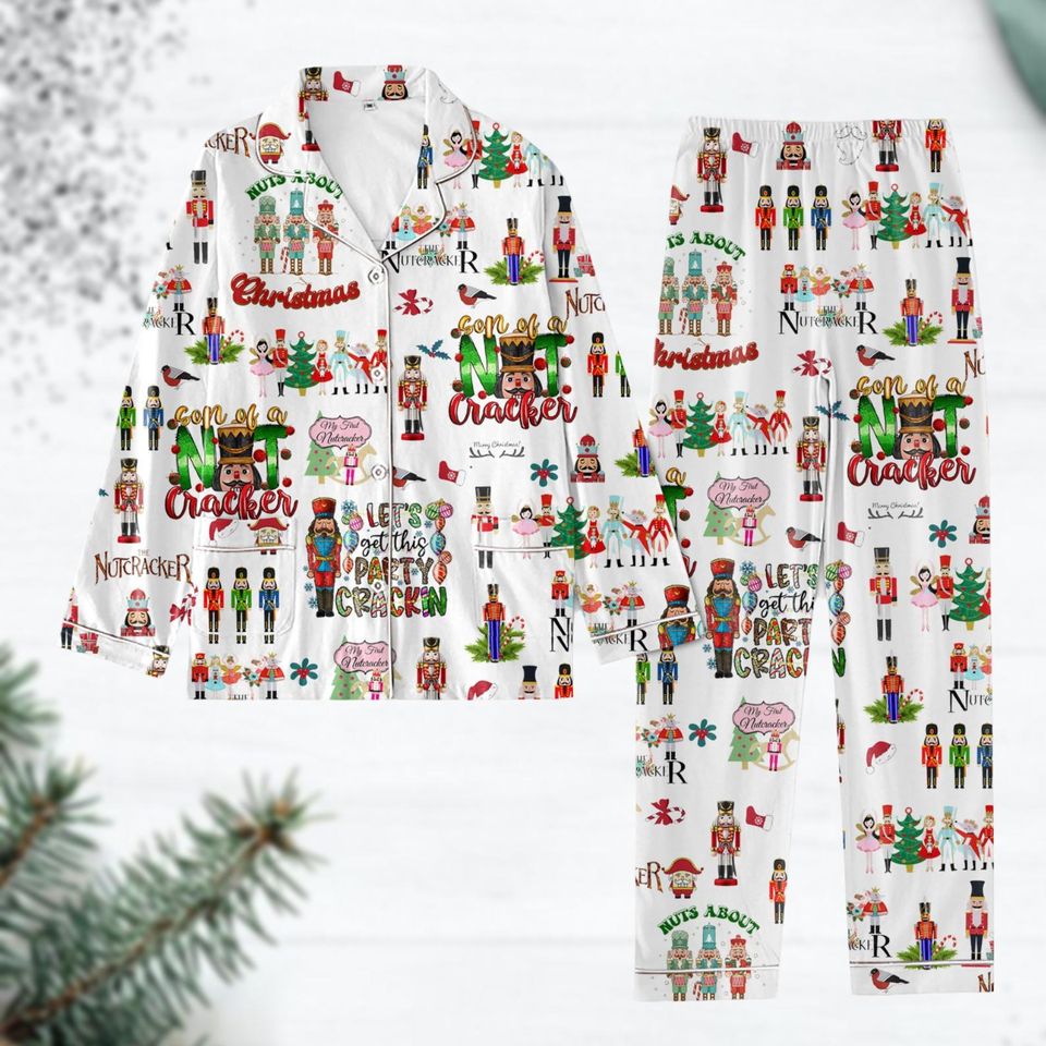 Nutcracker Pajama Set, Nutcracker Ballet Women Pajama Set