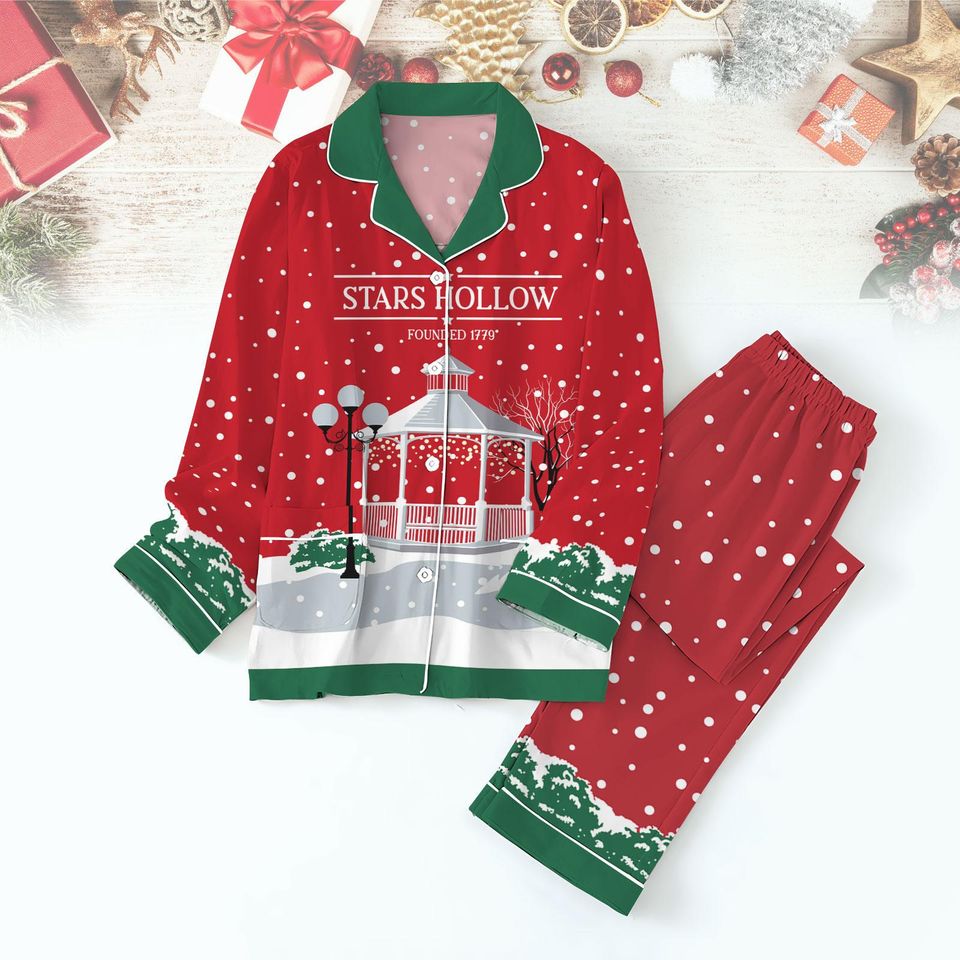 Gilmore Girls Thick Pajamas, Stars Hollow 1779 Pajama Set