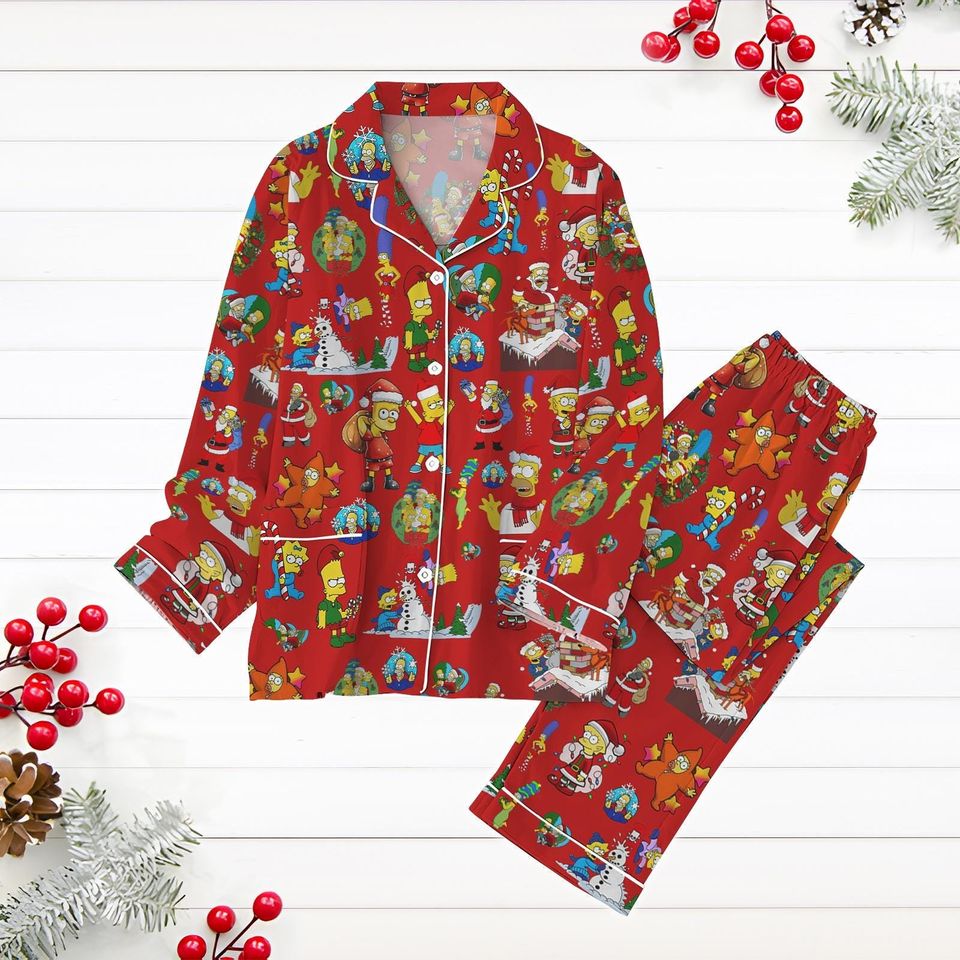 The Simpsons Pajama Set, Homer Simpson Holiday Pajama Set