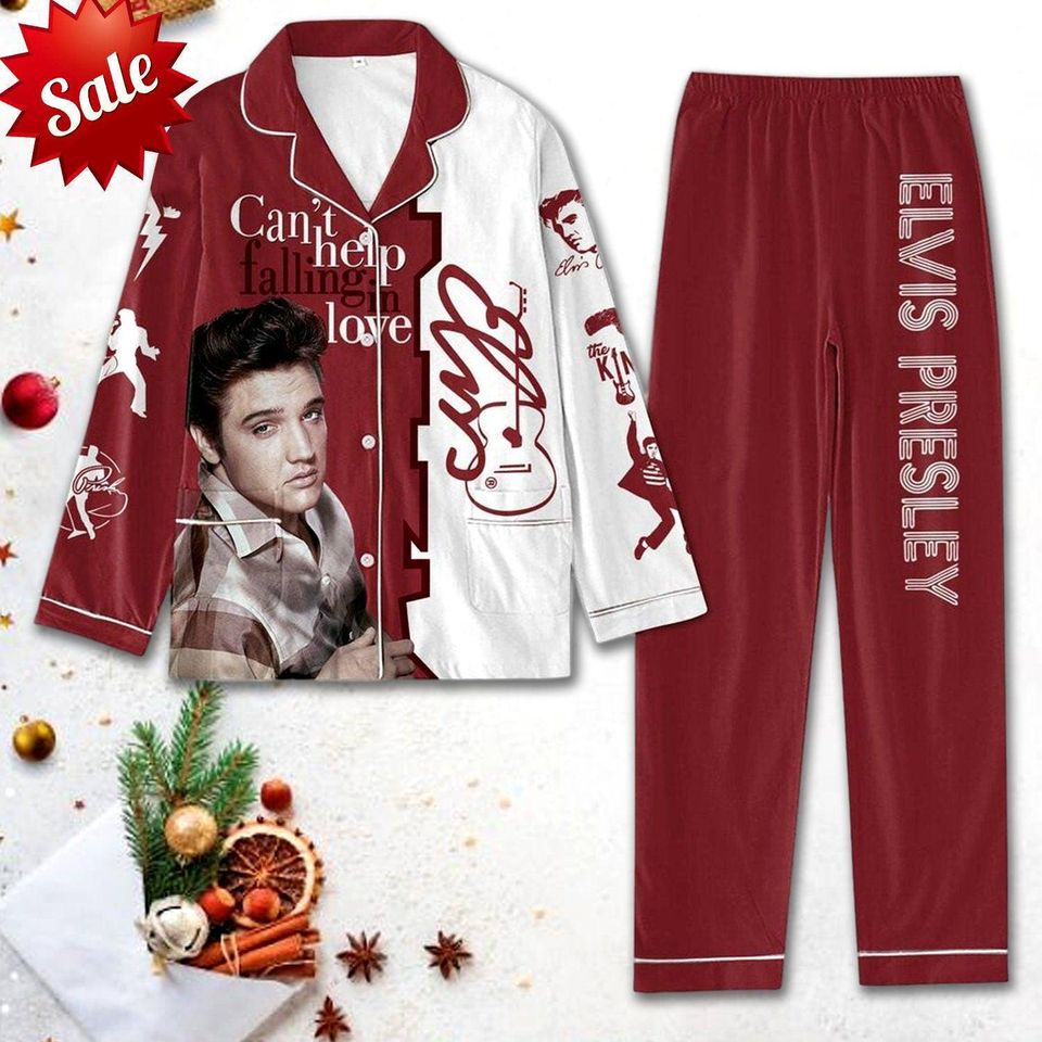 Elvis Presley Pajama Set, Elvis Presley Womens Pajamas
