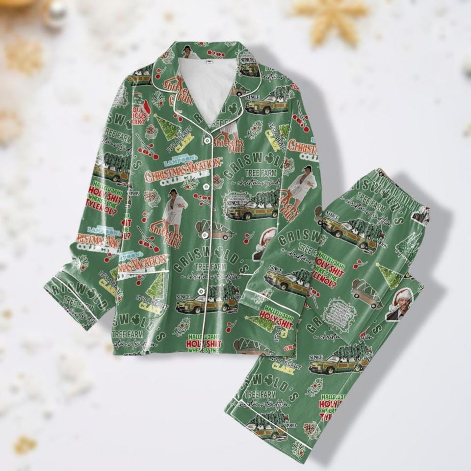 Griswold Pajama Set, Tree Farm Pajama Set