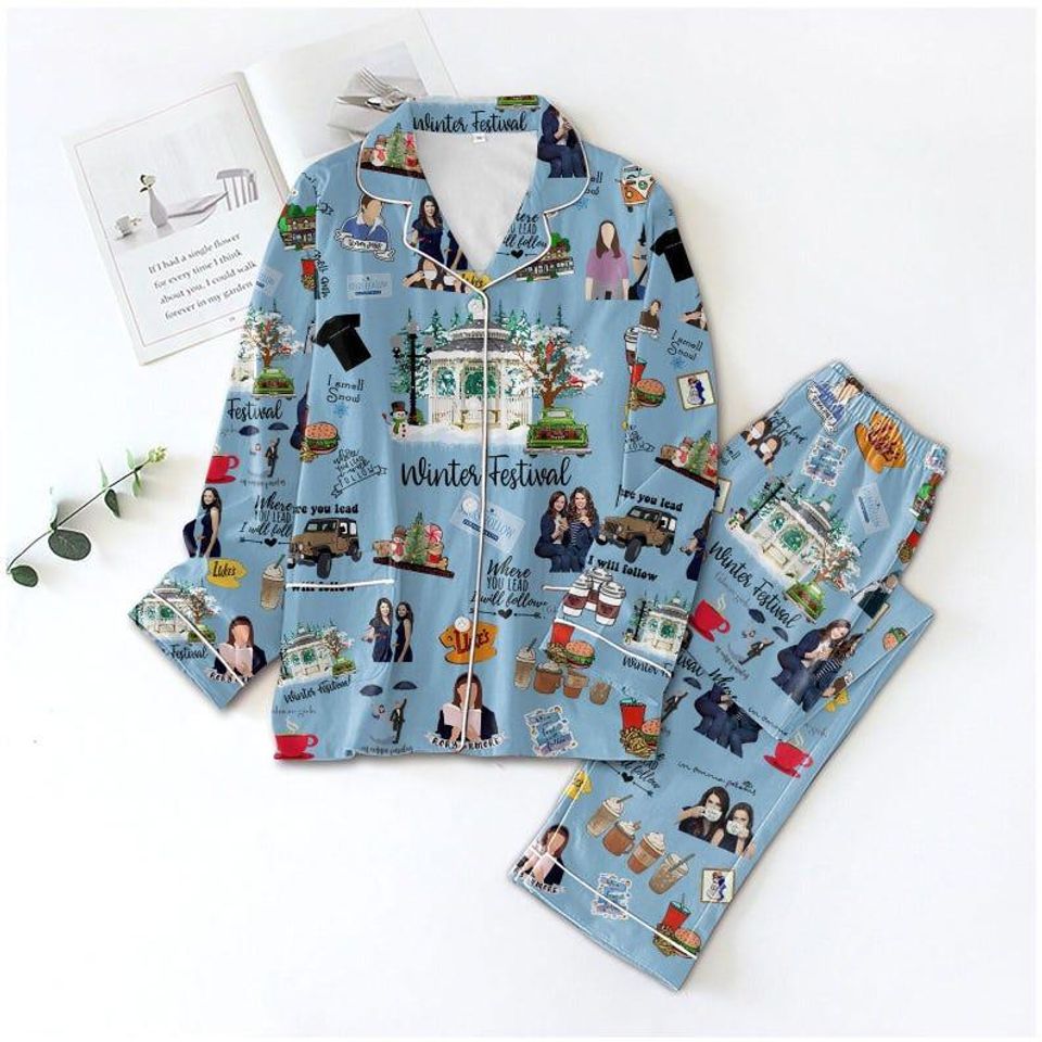 Gilmore Girls Pajama Set, Luke'S Coffee Pajama 