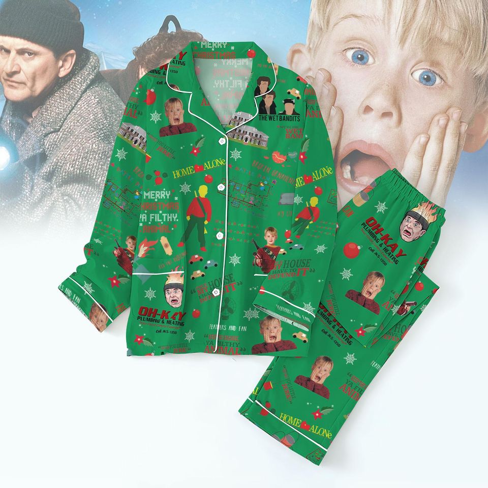 Home Alone Movie Pajama Set, Ya Filthy Animal Pj Set Pants