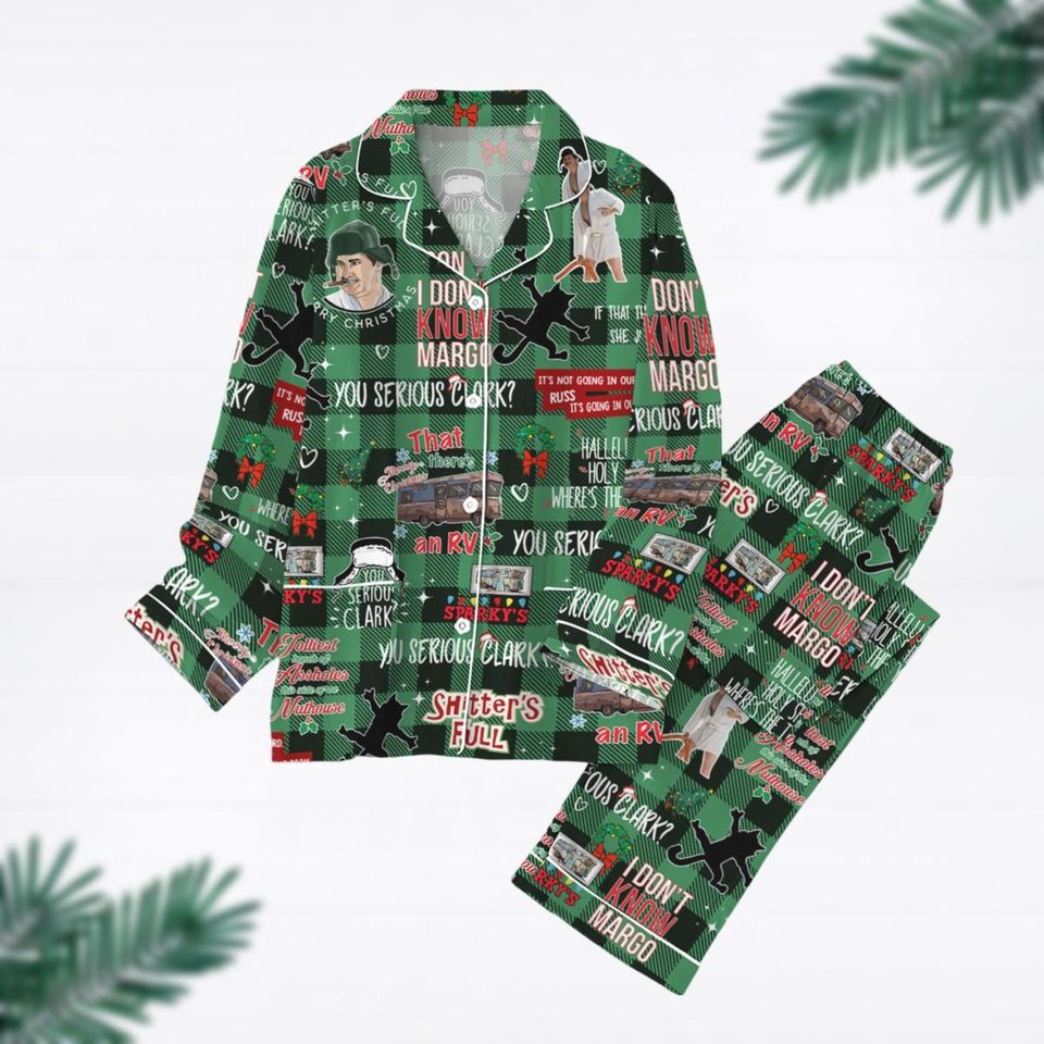 Cousin Eddie Griswold Pajama Set, National Lampoons Holiday Pajamas