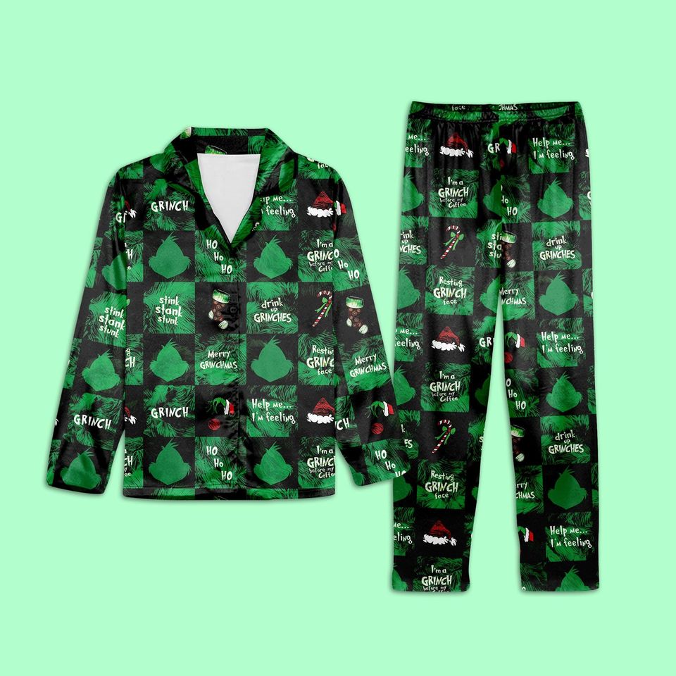 Merry Grin Pajamas Set - Funny Character Gifts
