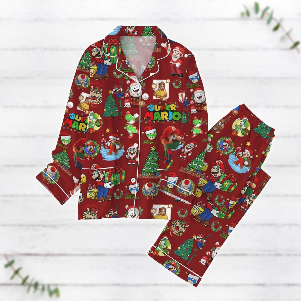 Super Mario Matching Pajama Set
