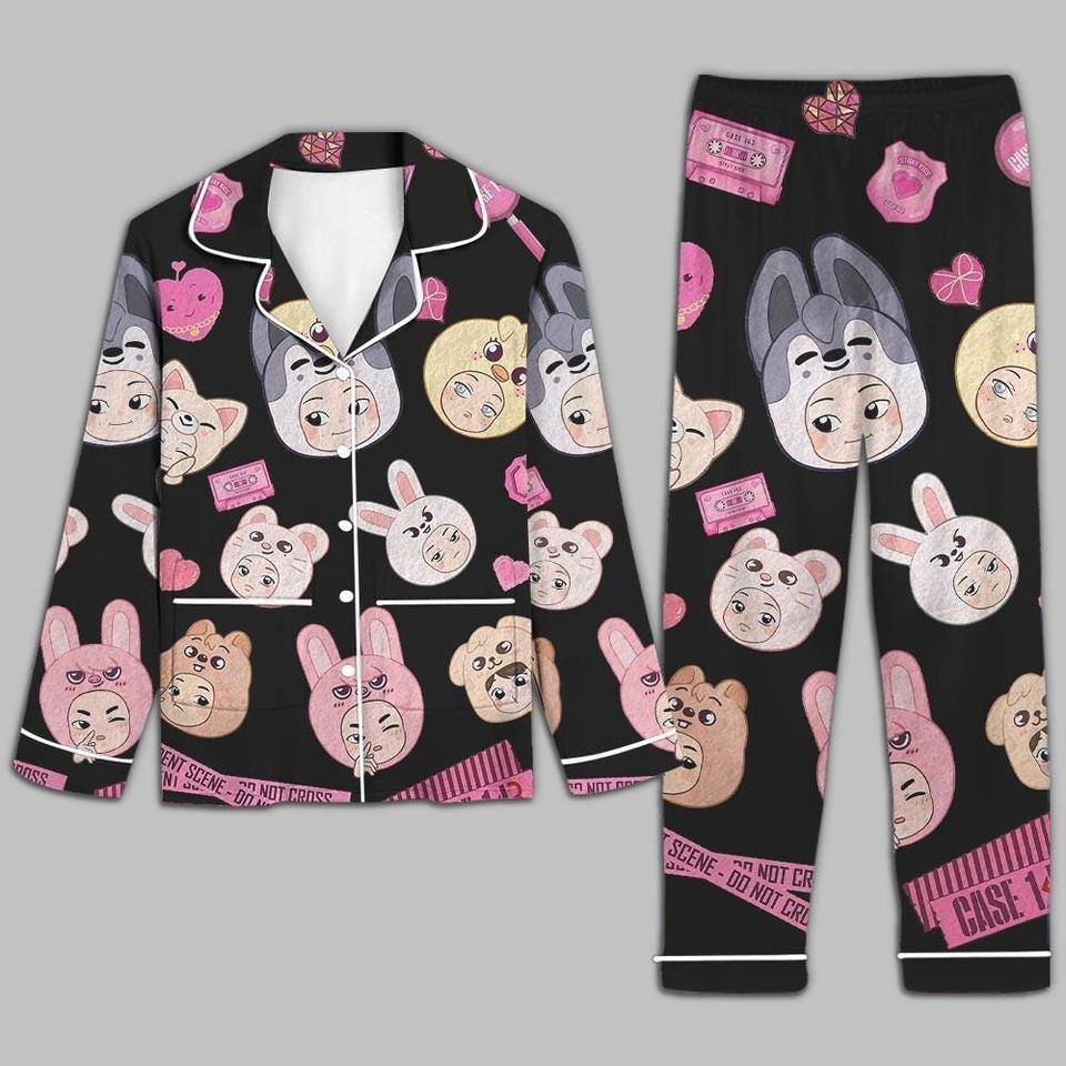 Straykids Pajamas Set, Straykids Pajamas Set, Gift For Her, Birthday Merch