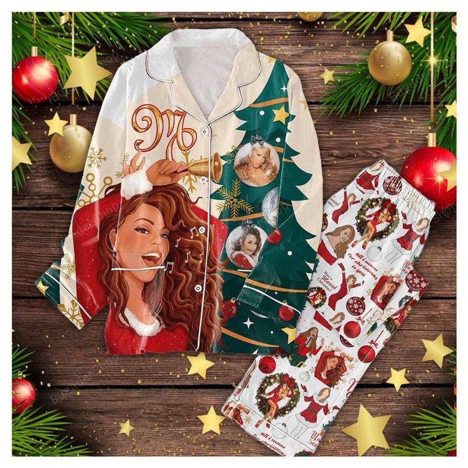Mariah Carey All I Want For Is You Pajama Set