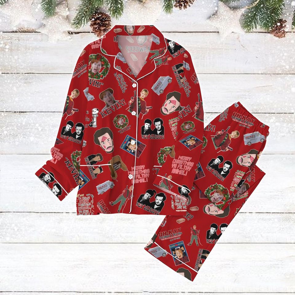 Home Alone Pajamas, Kevin Mccallister Pajama Set