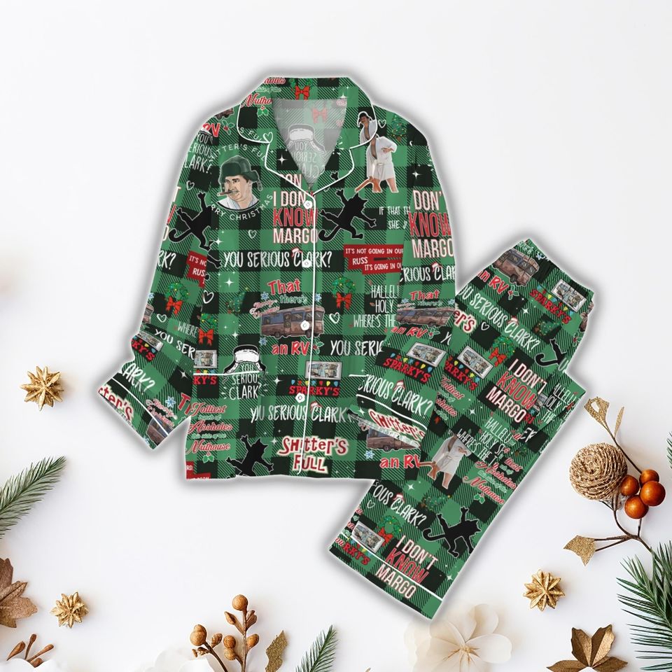I Don'T Know Margo Pajama Set, Griswold Family Pajamas