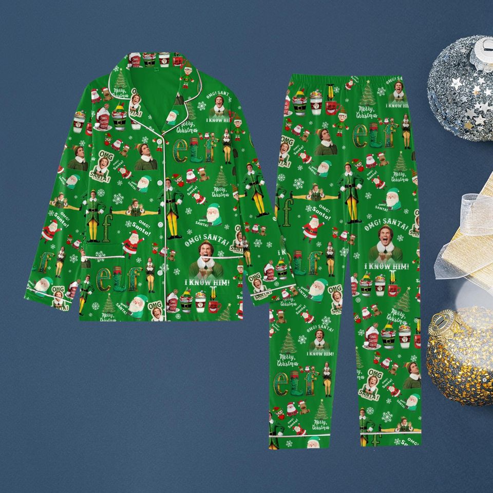 Elf Pajama Set, Elf Movie Women Pajamas