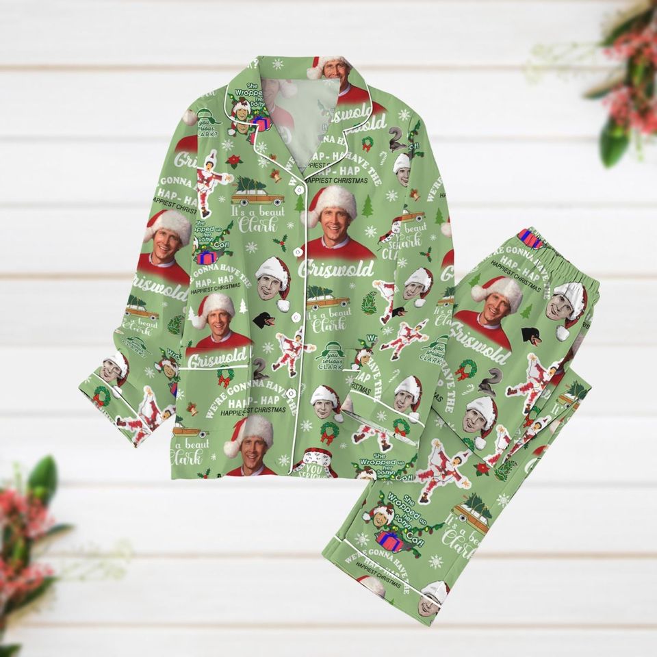 Clark Griswold Pajama Set, National Lampoons Holiday Pajamas
