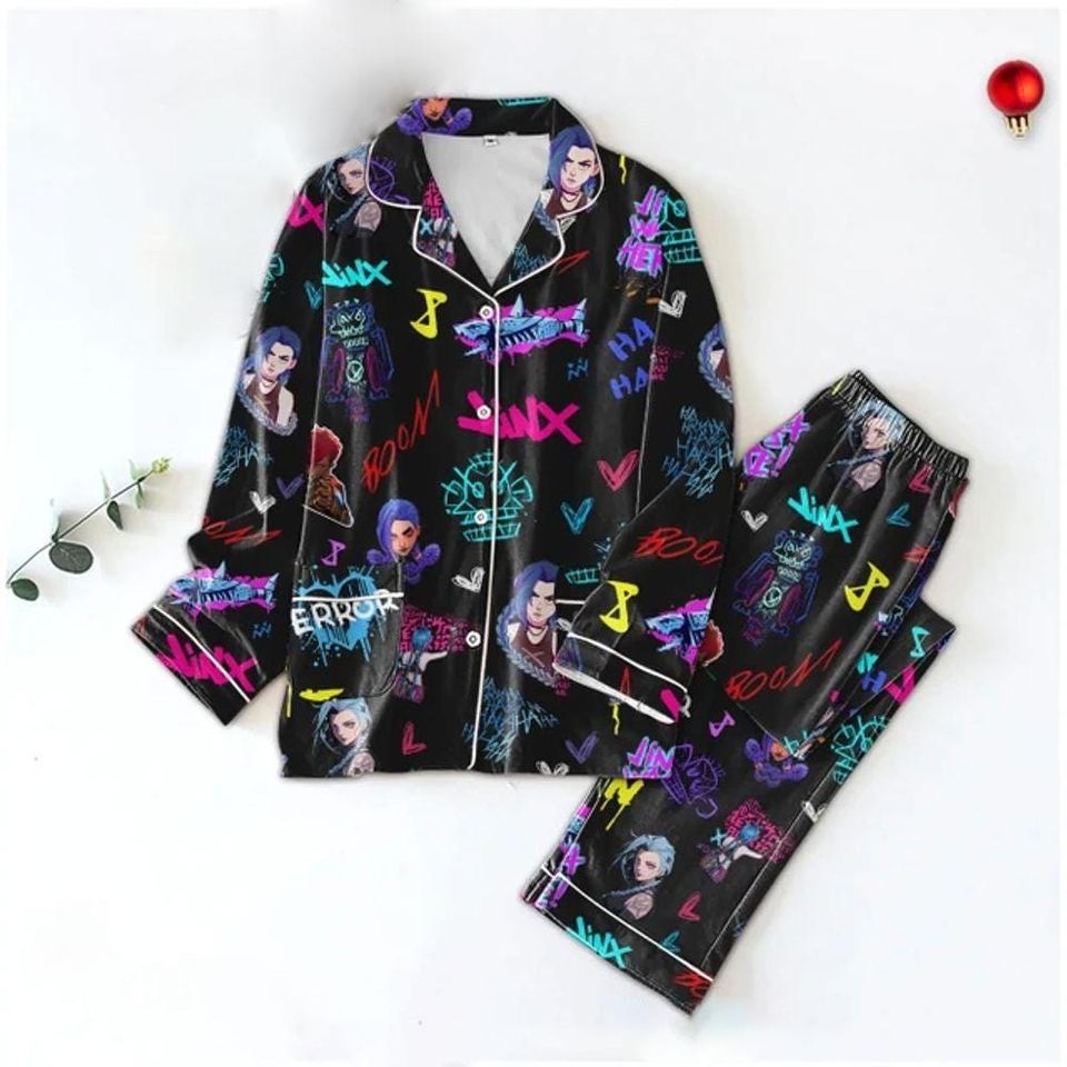 Jinx Arcane Tv Series 2025 Pajama Set