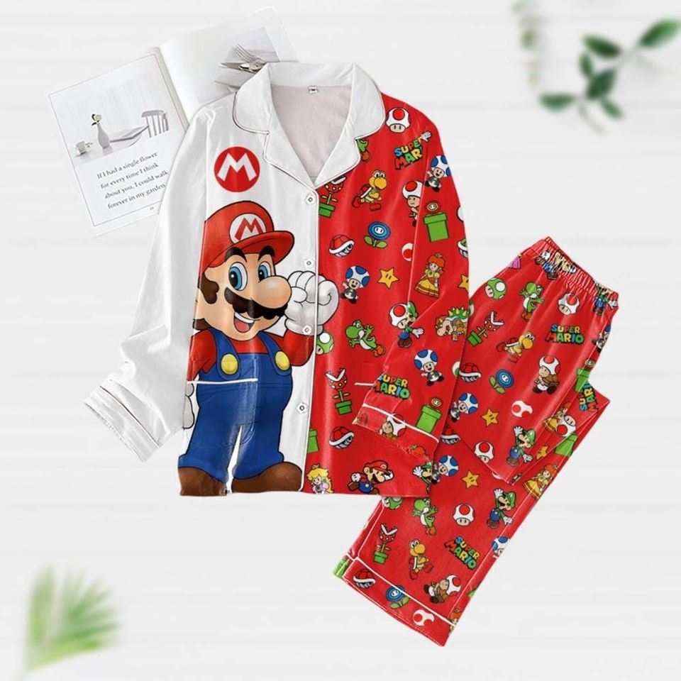 Mario Pajama Set, Super Mario Pajamas
