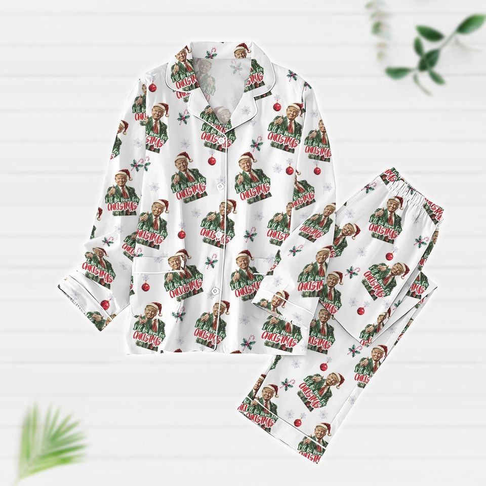 Trump I'Ll Be Home For Pajamas, Humorous Trump Pajama Set