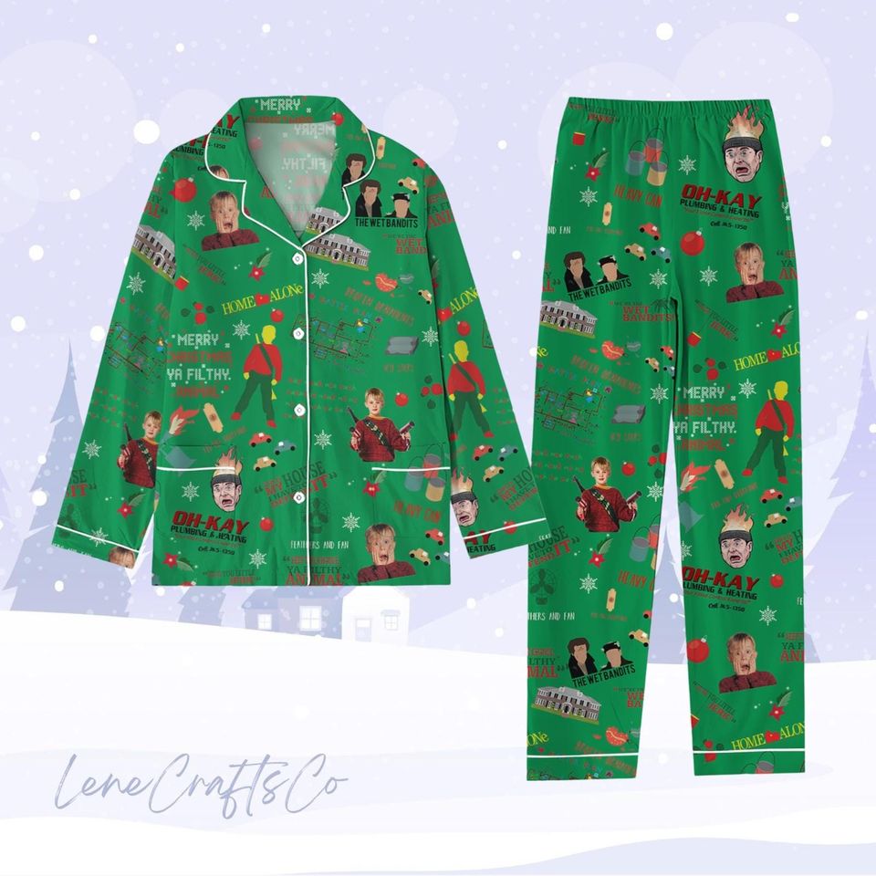 Home Alone Movie Pajama , Kevin Mccallister Pajama Set Women