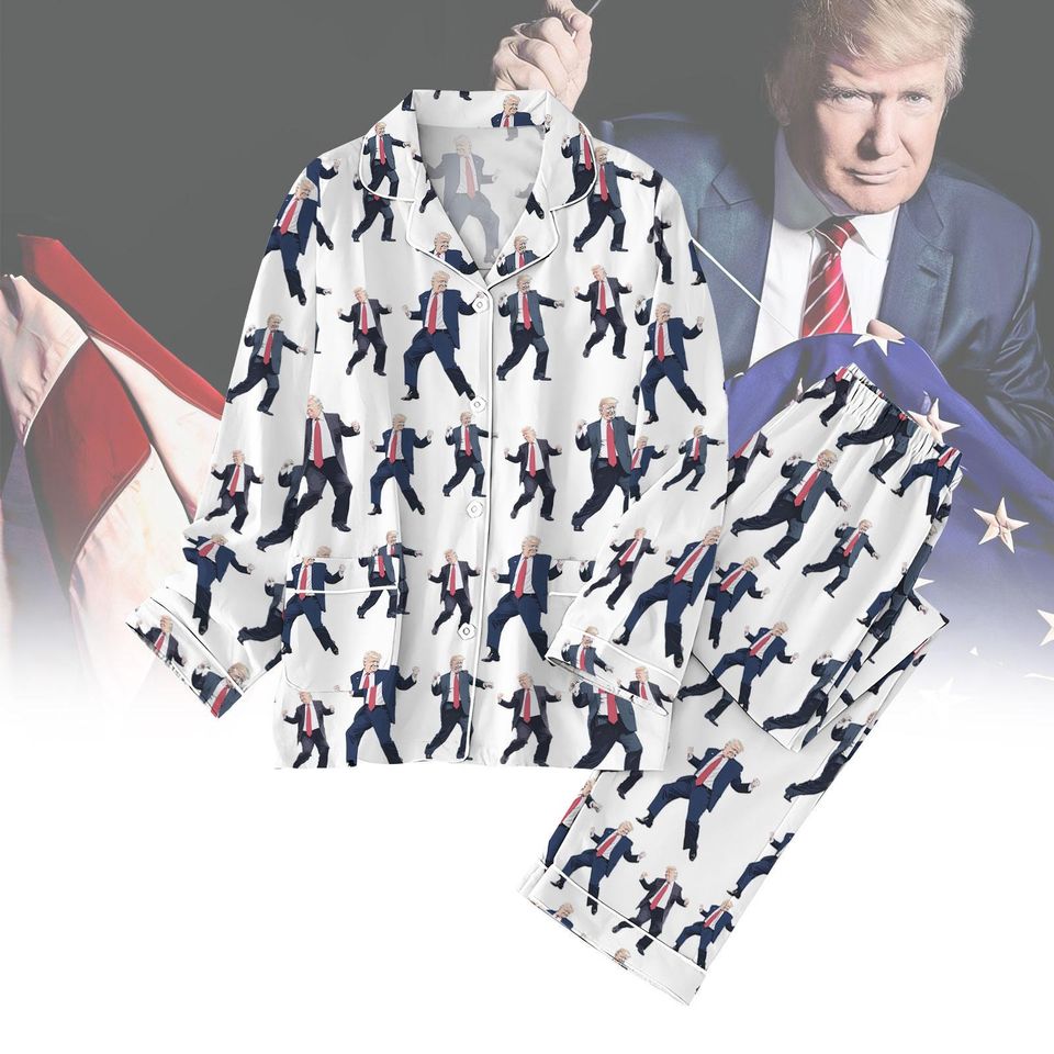 Trump Pajama Set Trump 45 47 President Sleepwear