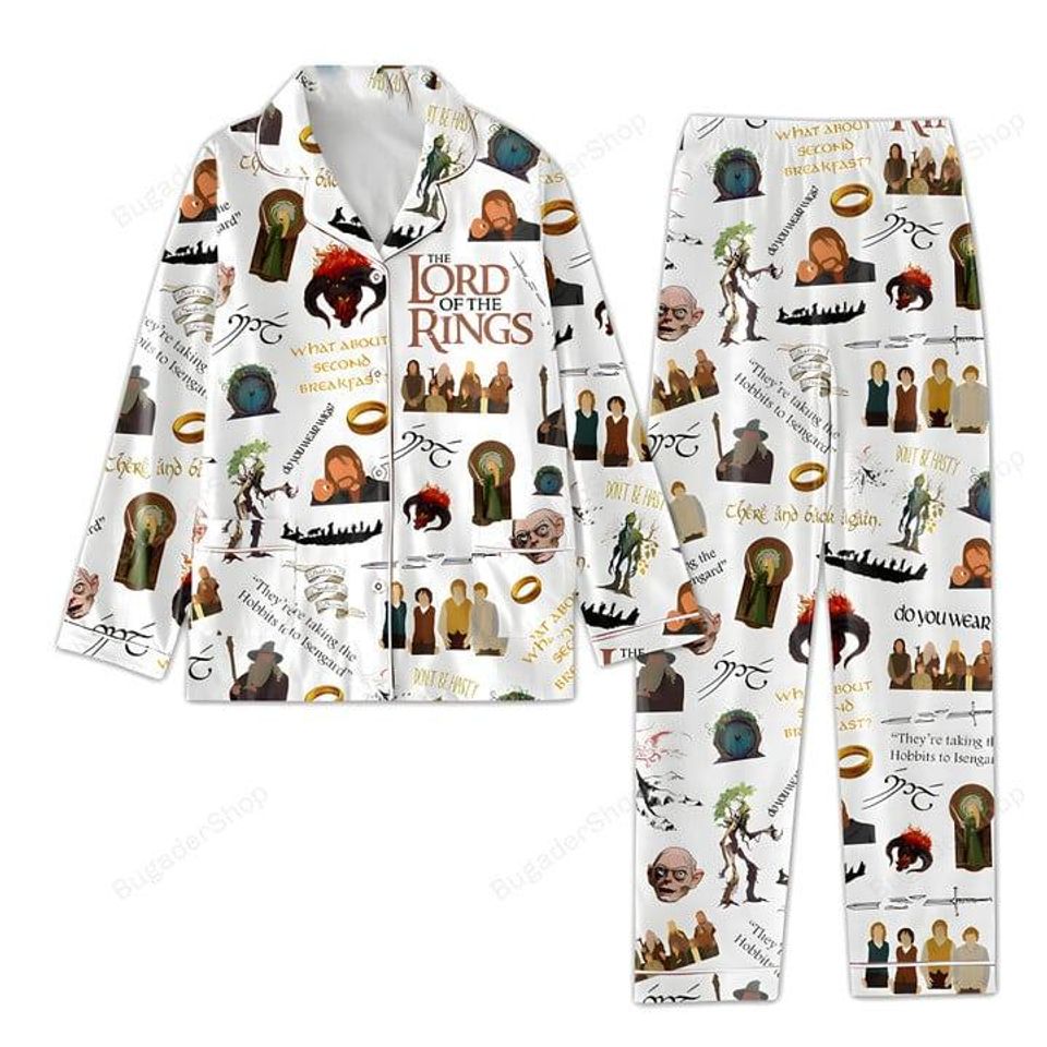 Lord Of The Ring Pajama Set, Potato Taters Pajama Family, Movie Pajama , Holiday Pajamas, Women Pajamas, Lotr Fans Gifts