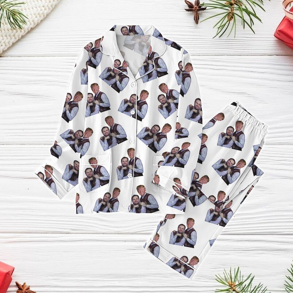 Trump Vance Brothers Pajama Set, Trump Make Great Again Pajama Set