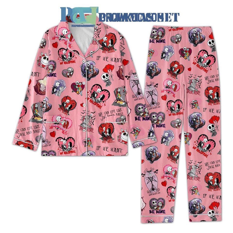 The Night Before Love Valentine Fan Pajama Set