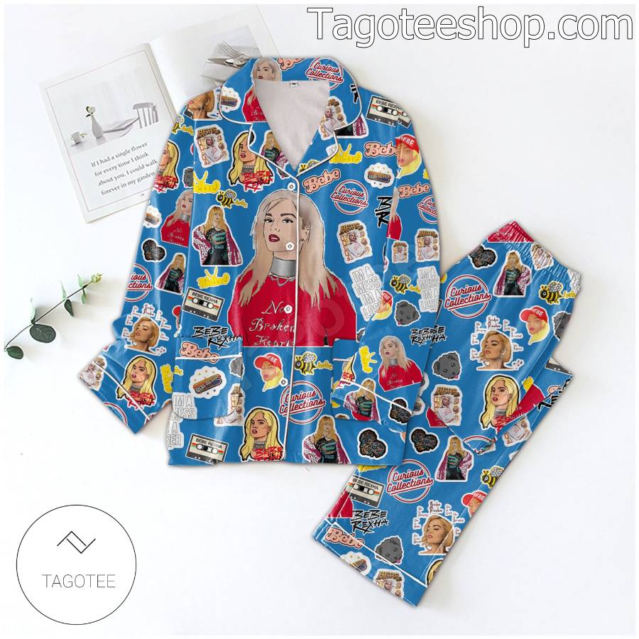 Bebe No Broken Hearts Pajamas Set