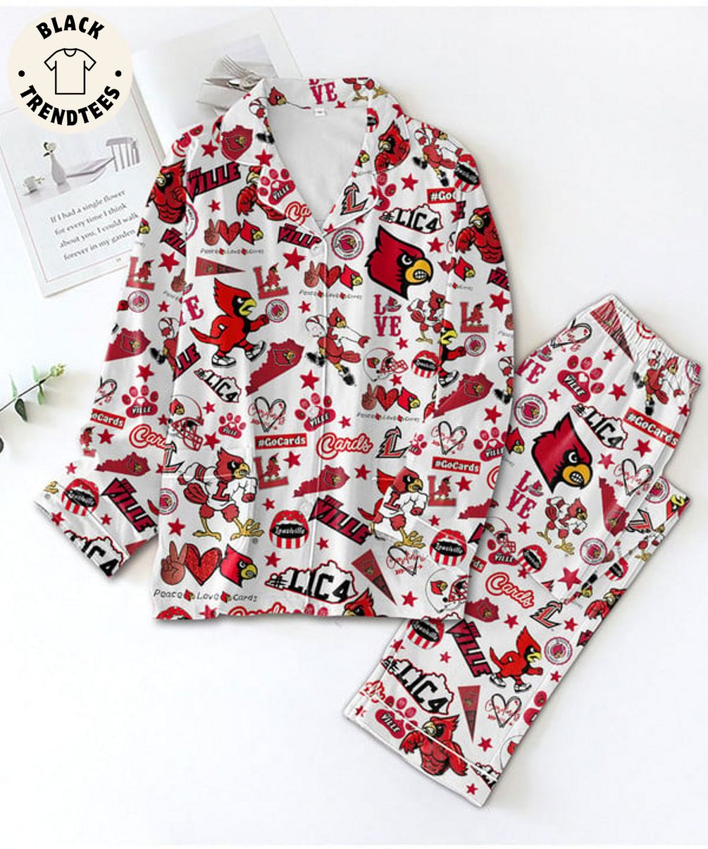 Available Carcls Gocards Ville Lic4 Mascot Design White Pajama Set