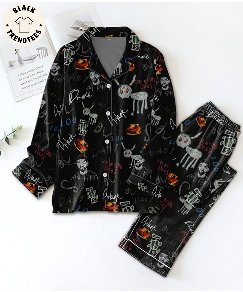 Dady For All The Dogs Drake Pajama Set