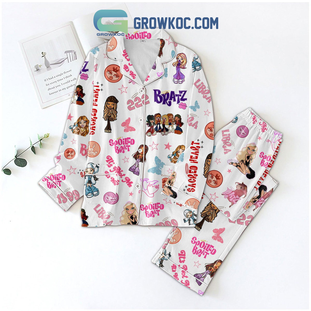 Bratz Sacred Heart Spoiled Brat Pajama Set