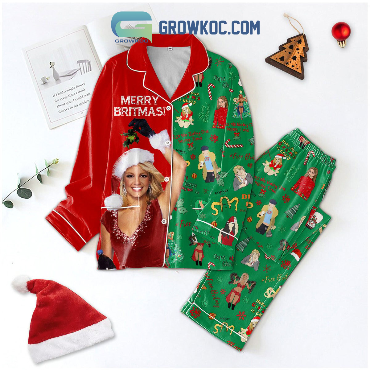 Britney Spears Kiss Me Baby One More Time Pajama Set