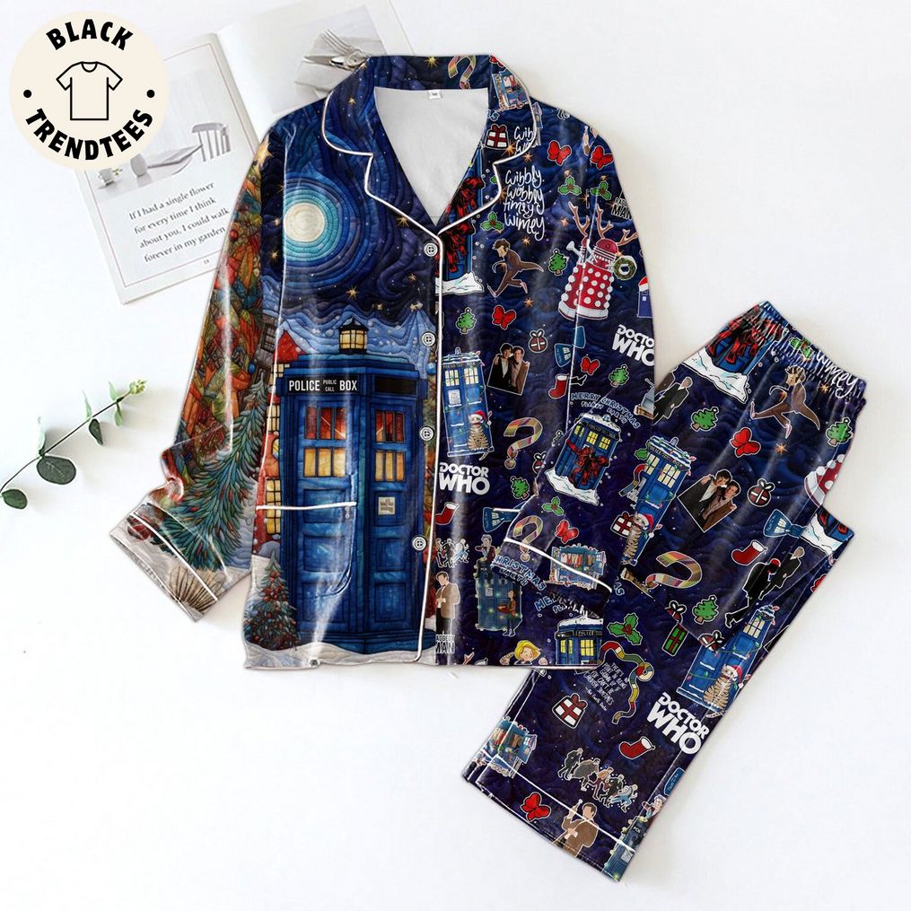 Doctor Who Police Box Deisgn Pajama Set