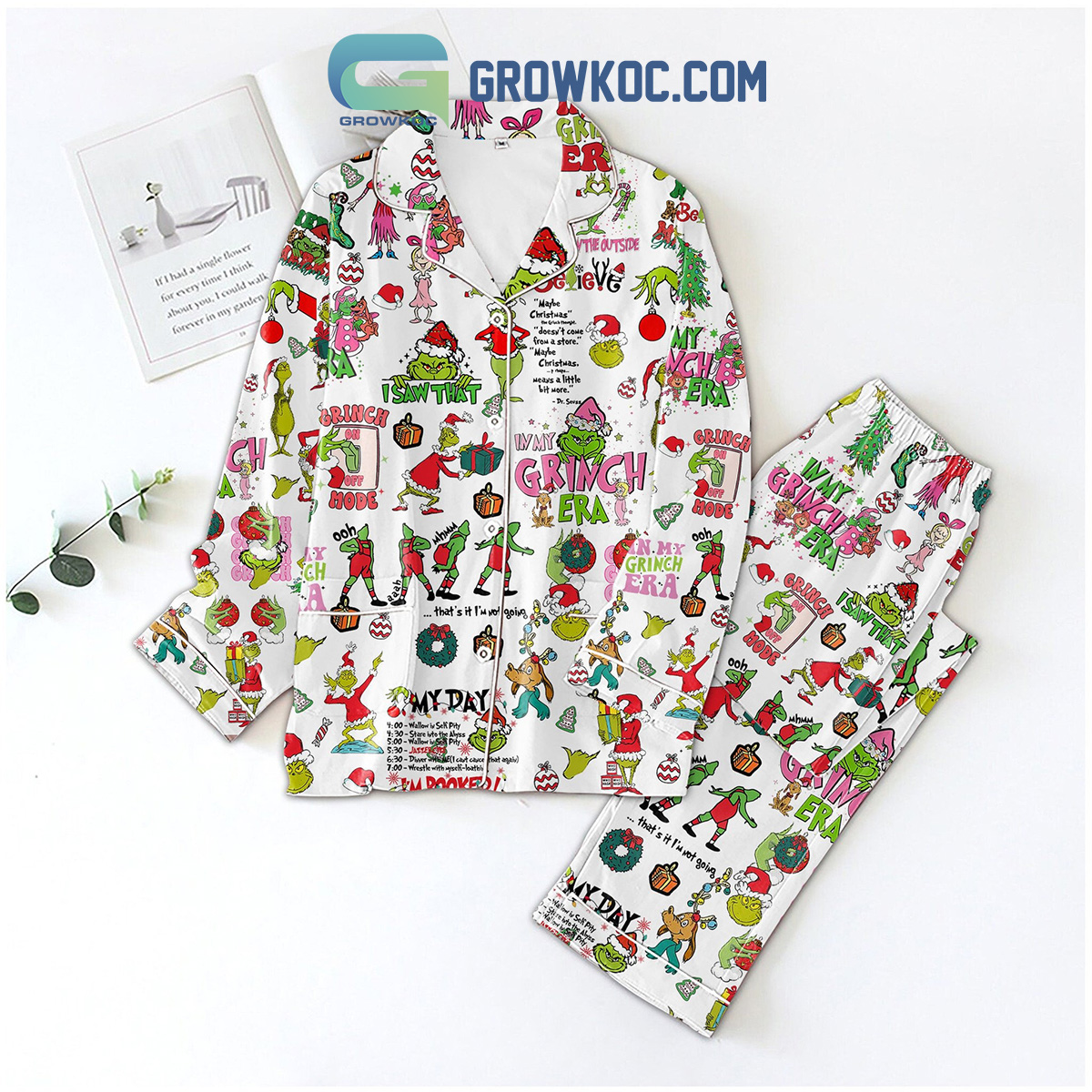 Holiday Love Grinchmas Pajama Set