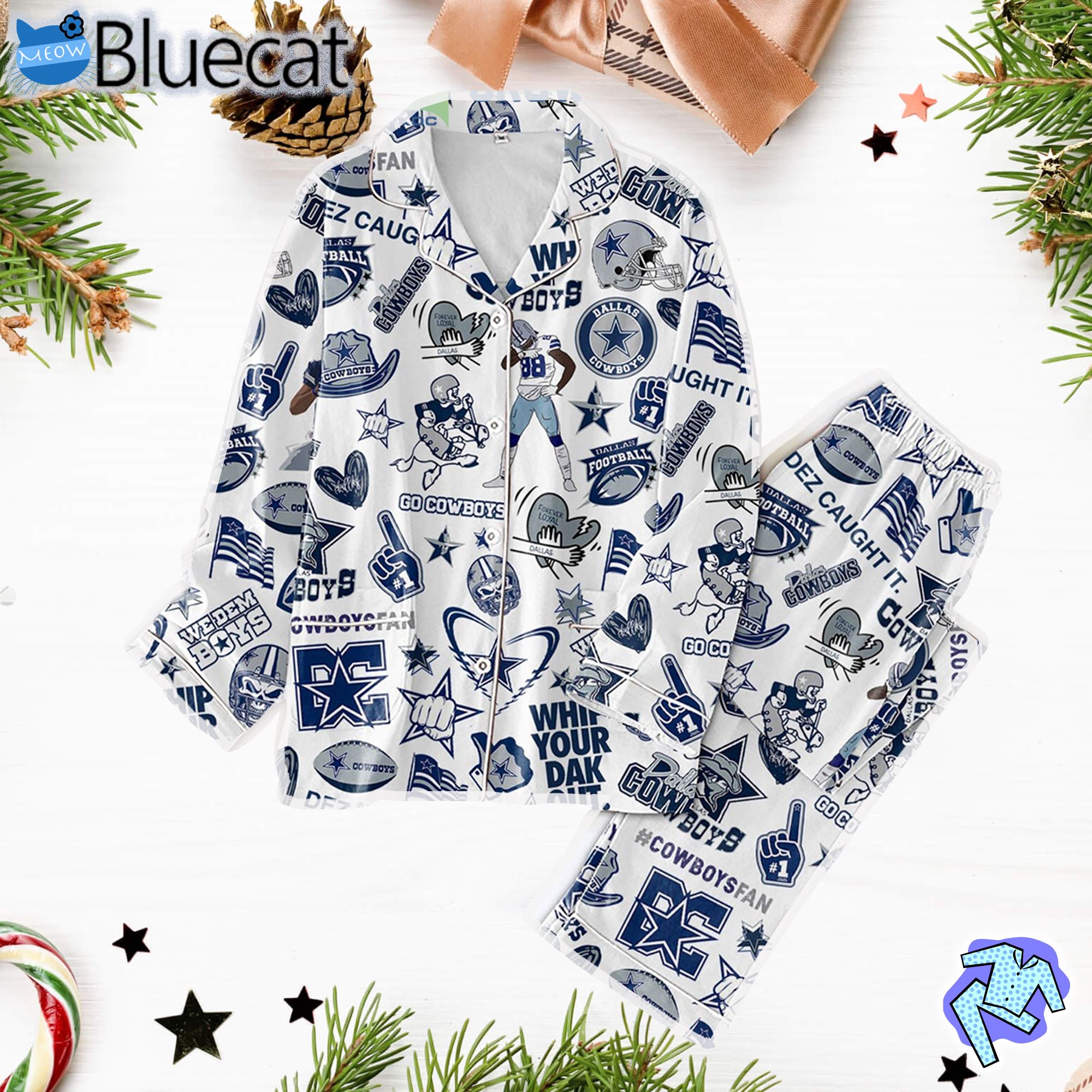 Dallas Cowboys We Dem Boys Pajama Set
