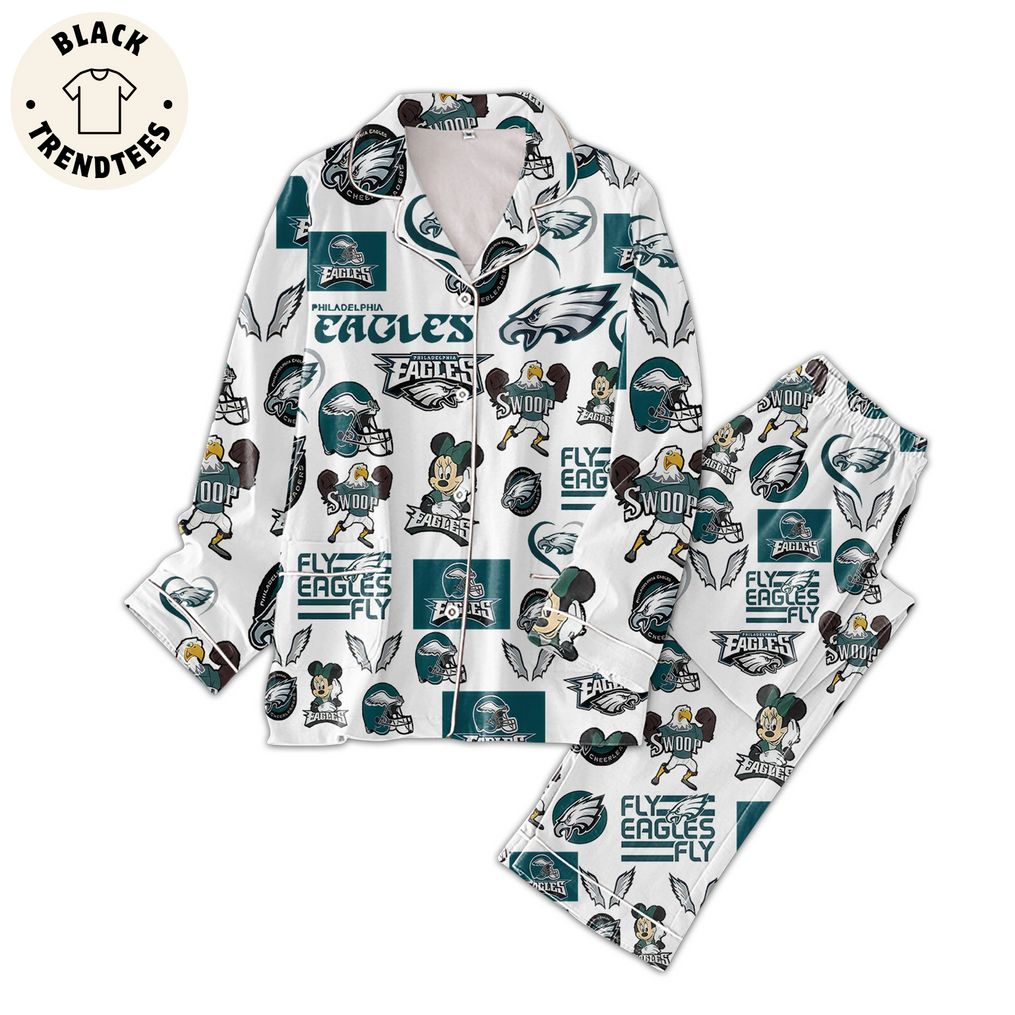 Fly Eagles Swoop Mickey Design Pajama Set
