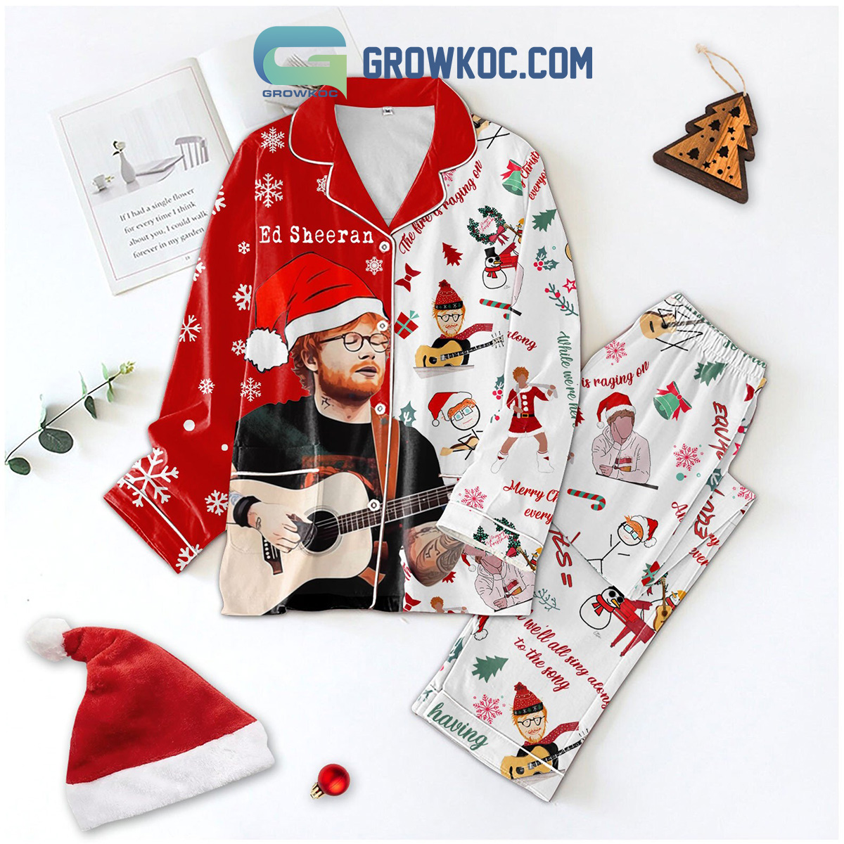 Ed Sheeran Just Having So Much Fun Pajama Set