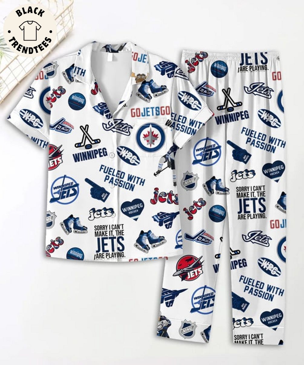 Fueled With Passion Winnipeg Hockey Pajama Set