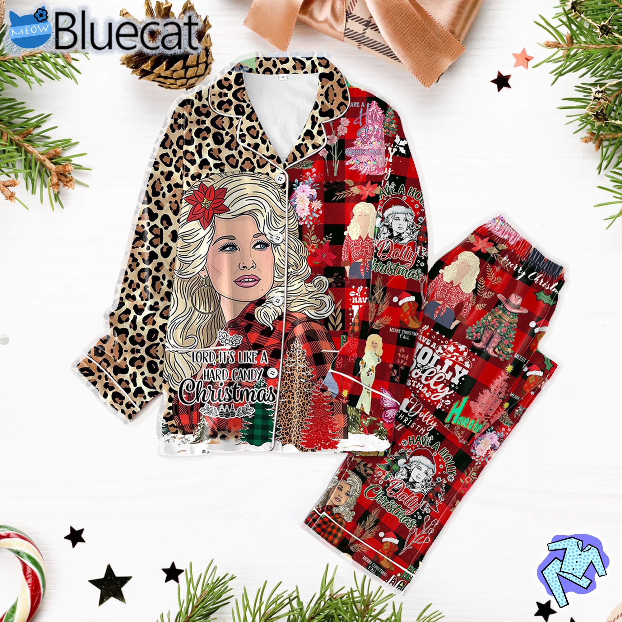 Dolly Parton Its Like A Hard Candy Pajama Set