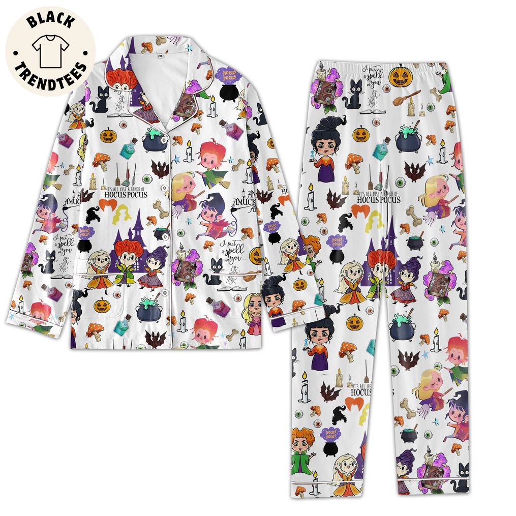 Hocus Pocus Halloween Design Pajama Set