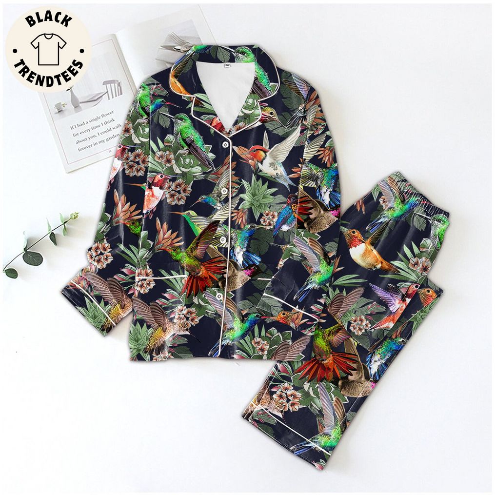 Hummingbird Animals Lover Design Pajama Set