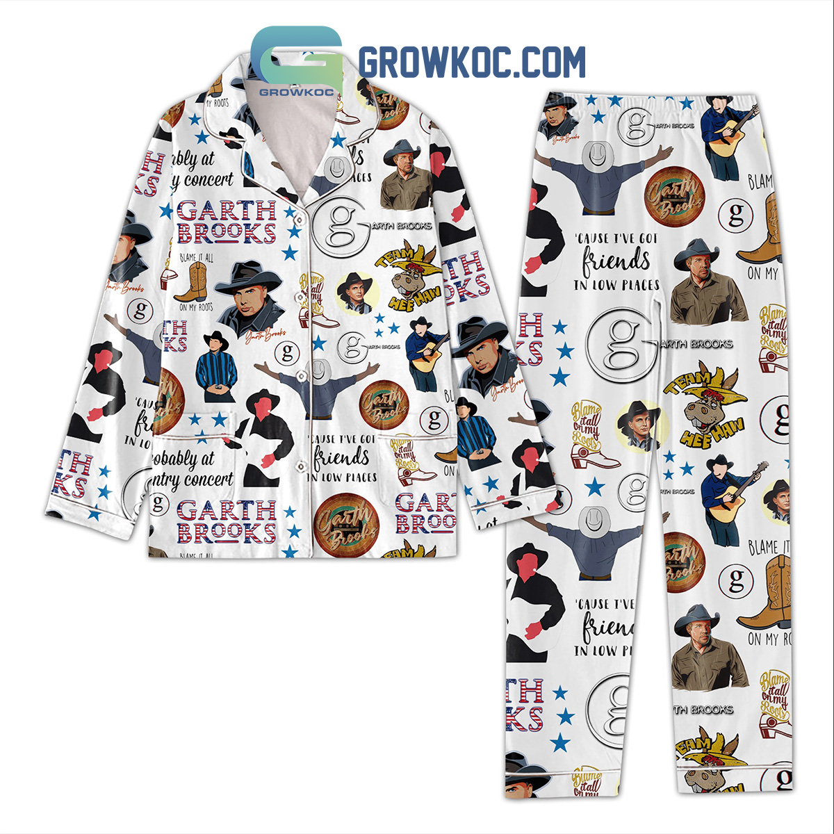Garth Brooks Because I?Ve Got Friends In Low Places Pajama Set