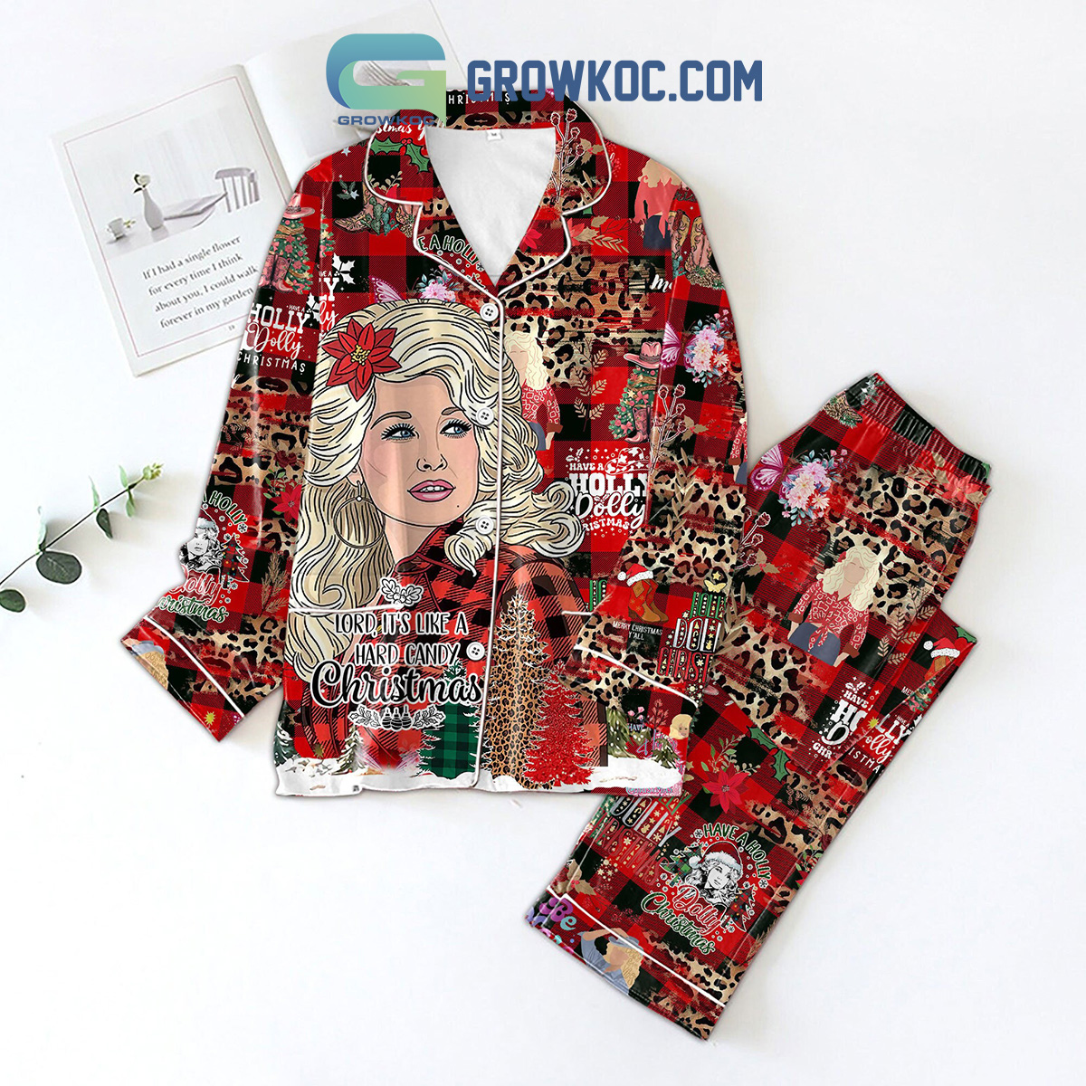 Have A Holly Dolly Pajama Set