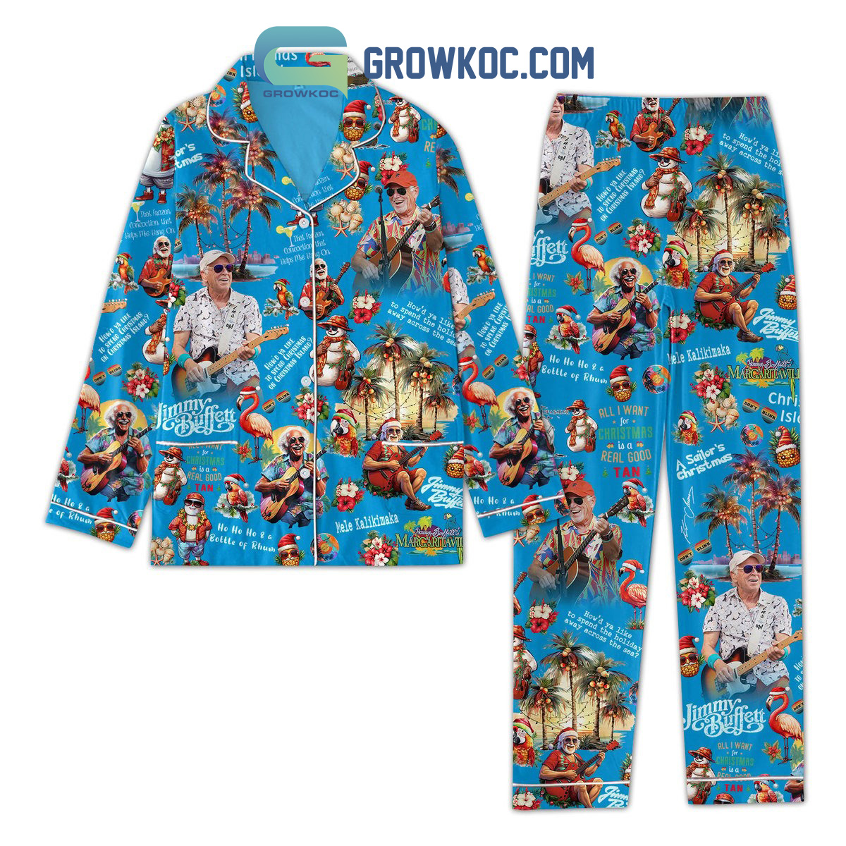 Jimmy Buffett A Sailor?S Pajama Set