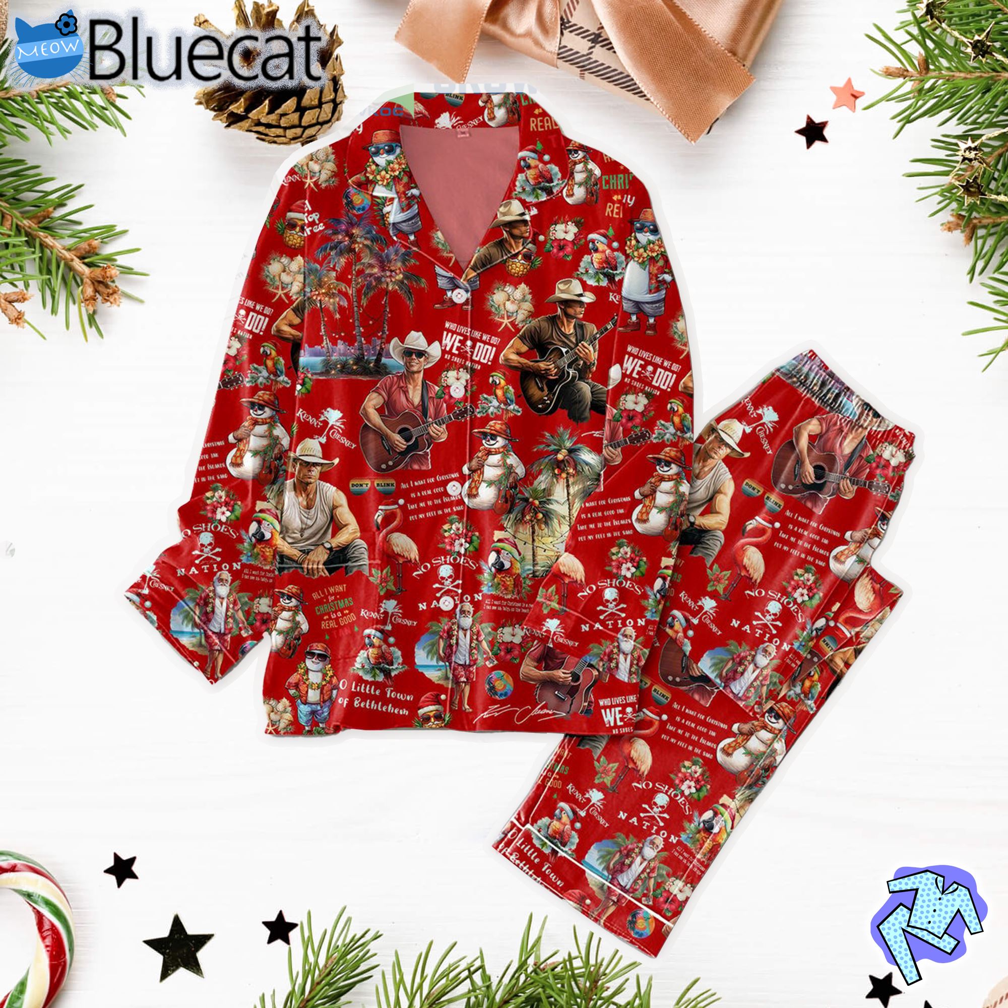 Kenny Chesney No Shoes Nation Pajama Set